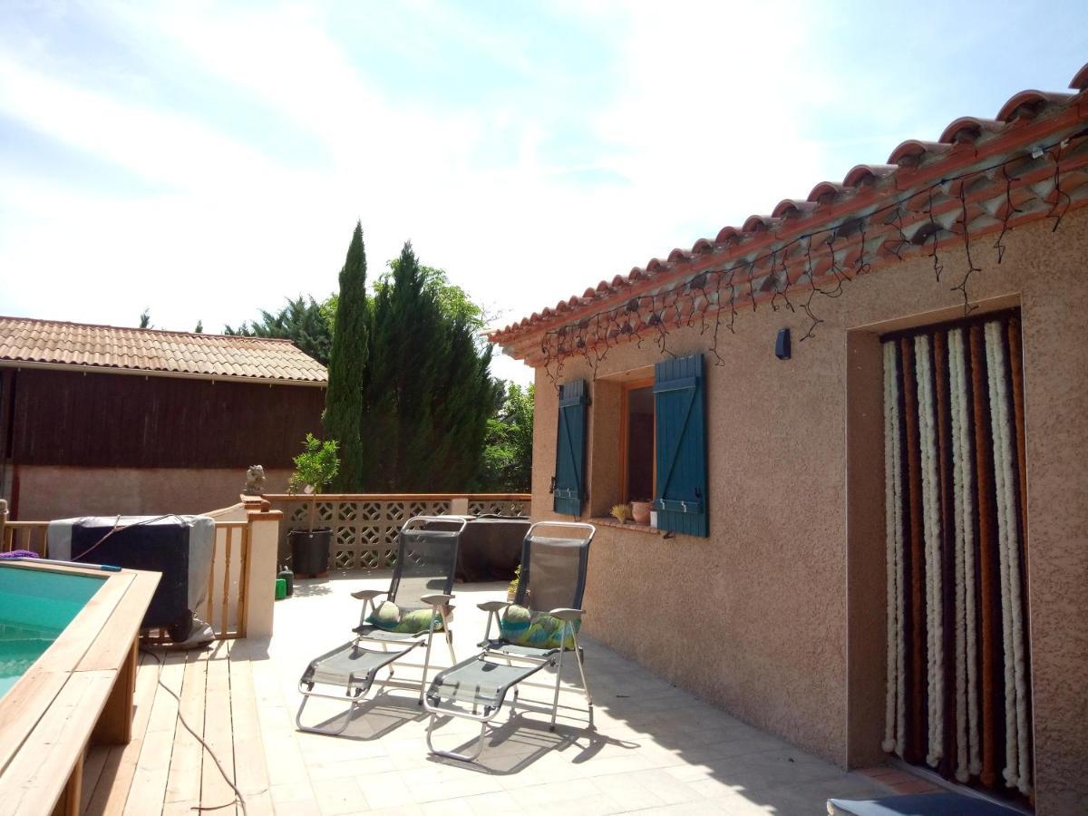 Olive View Villa Puissalicon Luaran gambar